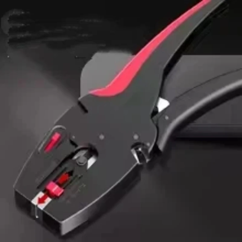 أداة تعرية الأسلاك الأوتوماتيكية وكماشة القطع 2 في 1 أدوات شديدة التحمل 0.03-10mm2/32-7AWG إصلاح كهربائي صغير متعدد الوظائف
