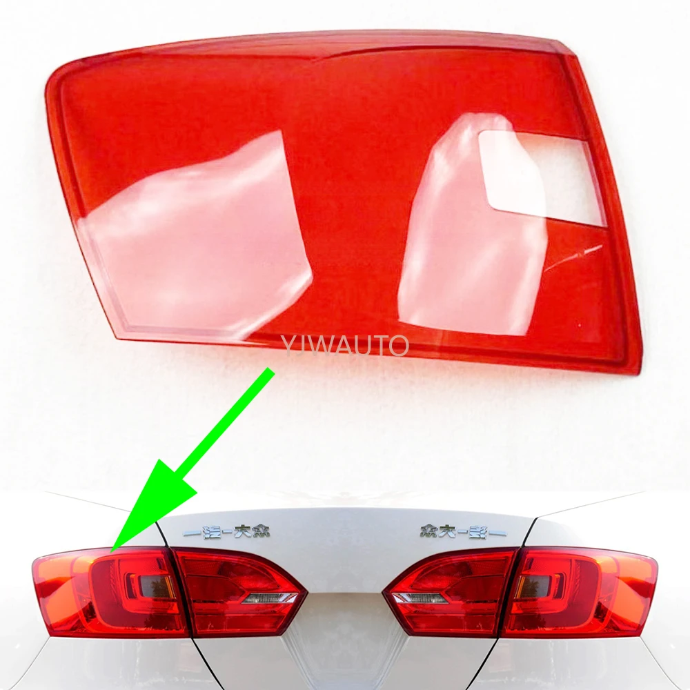 

For VW Sagitar Jetta 2012 2013 2014 Taillight Cover Car Taillamp Lens Glass Replacement Rear Lampshade Brakelights Shell