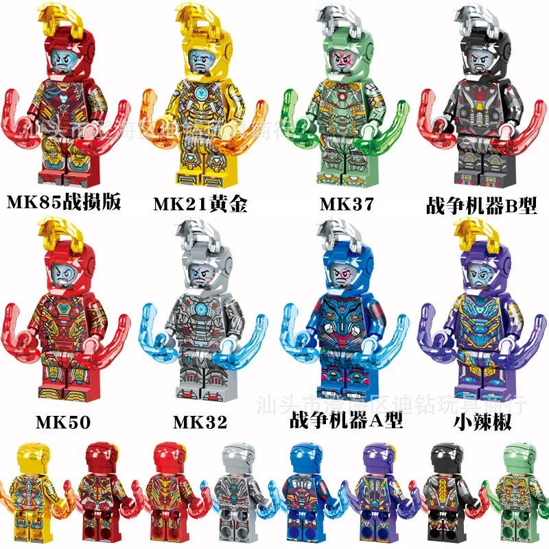 Blocchi da Costruzione per Bambini, Miniature di Personaggi Cartoon, Regalo di Compleanno, Set Educativo per Bambini