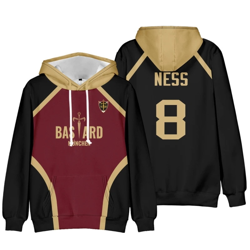 أنيمي الأزرق قفل باستارد ميونيخ ISAGI كايسر تأثيري هوديي النساء الرجال Harajuku البلوز طويلة الأكمام البلوز مقنعين سترة #5