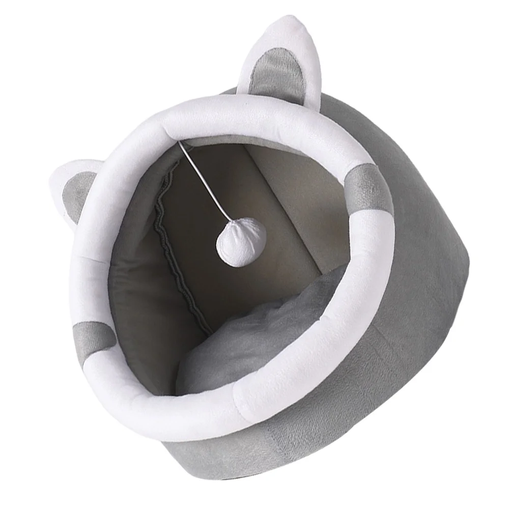 

Cat Nest Warm House Sleeping Bed Semi-Enclosed Outdoor Dog Kennel Pet Rest Supply Cats Cushion Semi-closed Comfortable