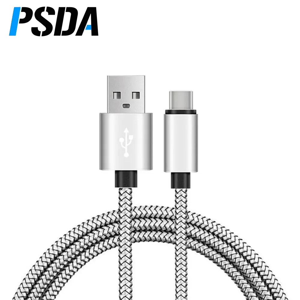 

PSDA USB Cable 3.1 Type-C 1M Original USB Type C Data Sync & Fast Charge Cable for Lenovo Yoga Tab 3 Plus 10.1 inch Tablet USB-C
