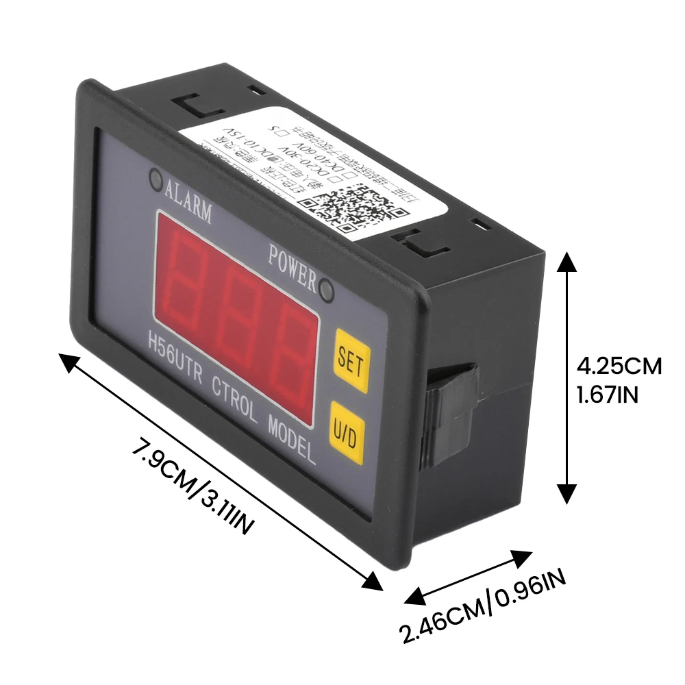 Two Wire Three Wire DC 3 Digit Display DC Voltmeter Overvoltage And Undervoltage Protection Relay Control Module 12V 24V 48V 72V