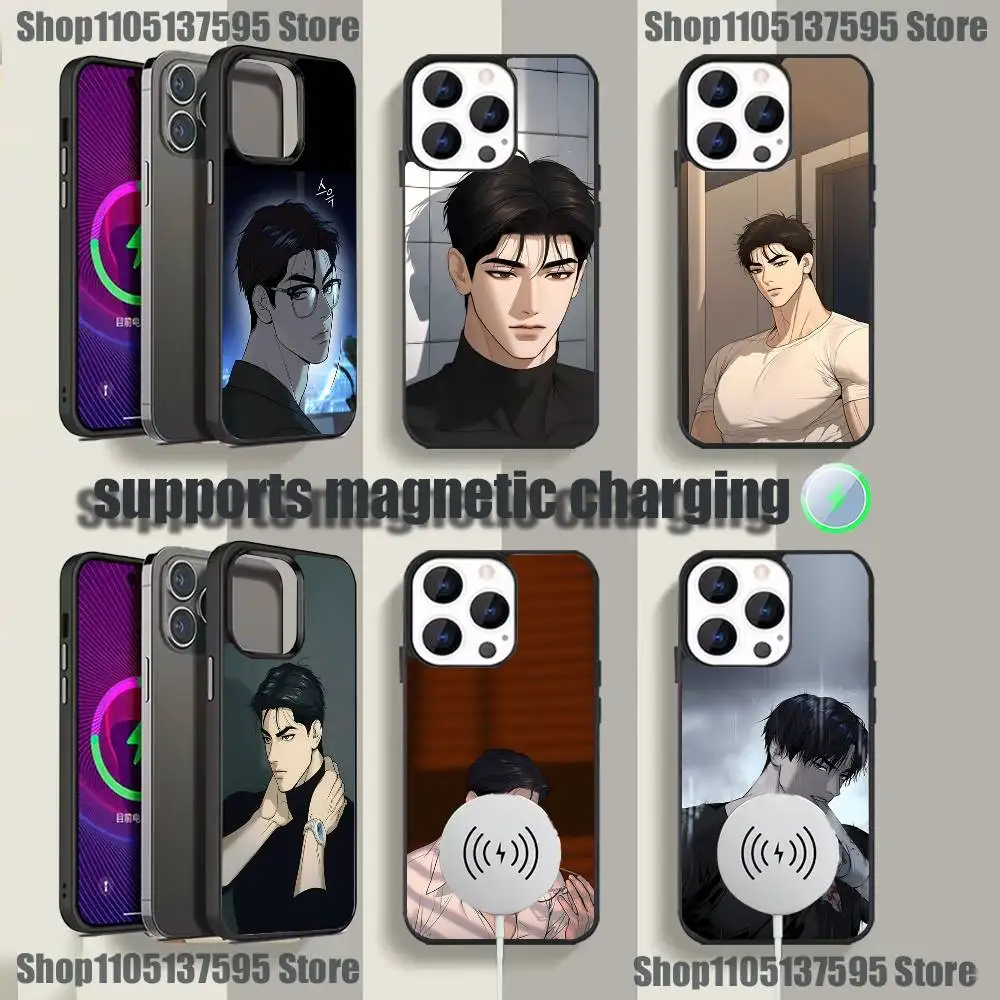 

Joo Jaekyung Phone Case For iPhone 17,16,15,14,13,12,11,Pro,Max,Plus,Mini,SE4,E Magnetic Magsafe Wireless Charging