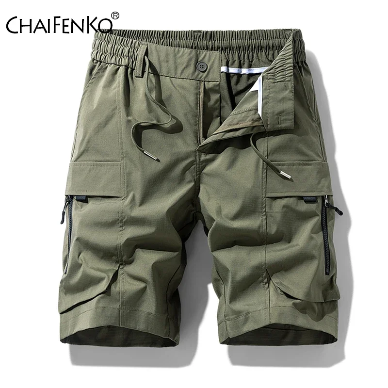 Summer Man Fashion Fishing Cargo Shorts New Climbing Training Hiking Sports Short Outdoor  Multi Pocket Camping Casual Shorts