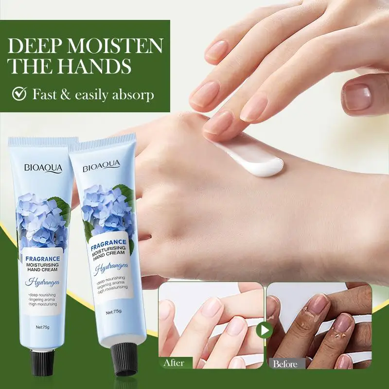 

BIOAOUA Floral Hand Cream Set Blossom Lily Osmanthus Fragrance Hand Cream Anti-Dry Crack Whitening Lightening Hand Lines