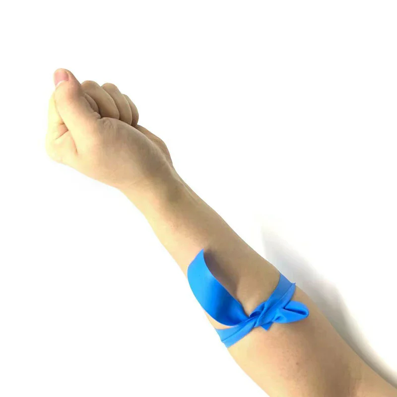 5 Rolls First-Aid Disposable-Tourniquets Latex Tourniquet Tourniquet Necessities Stop Bleeding Strap 2.5m*45cm