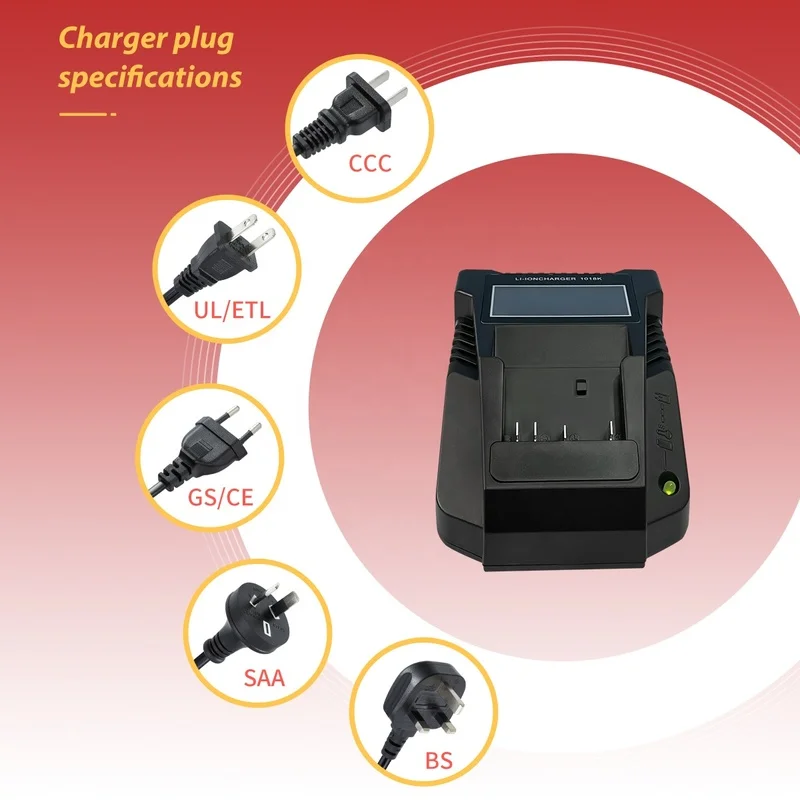Li-ion Battery Charger 3A For Bosch 18V 14.4V BAT609G BAT618 BAT618G BAT614 2607336236 for bosch charger with LCD display