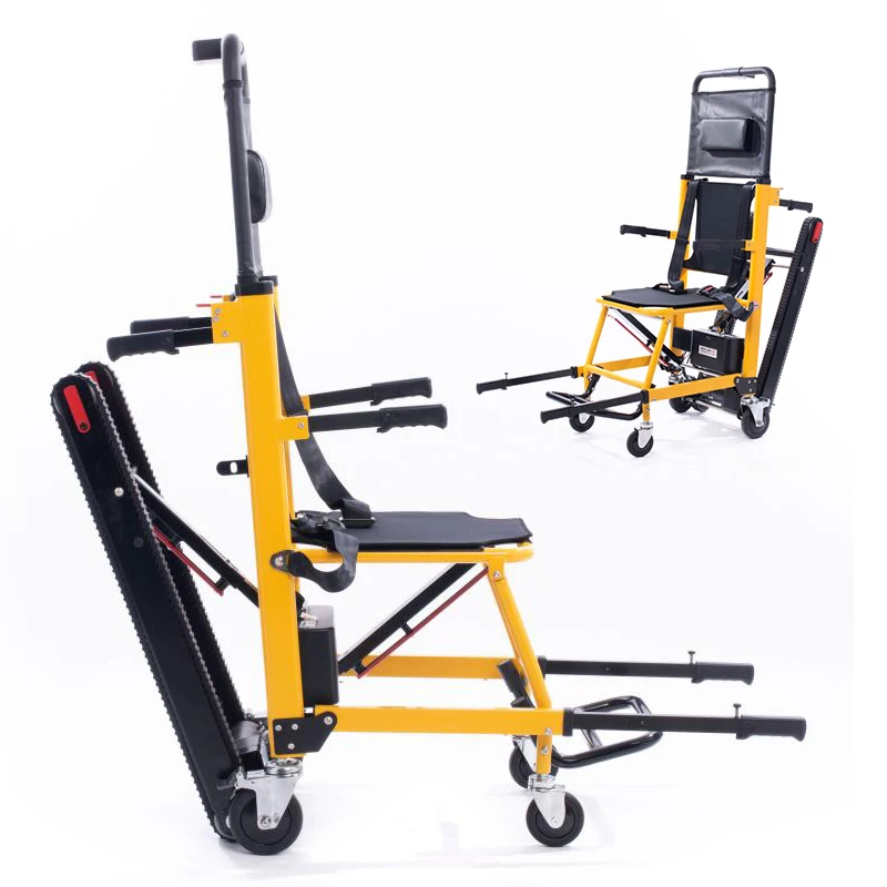Wheelchair Stair Lift Disabled Electric Stair Climb Wheelchair Lightweight Foldable Convenient For Handicapped