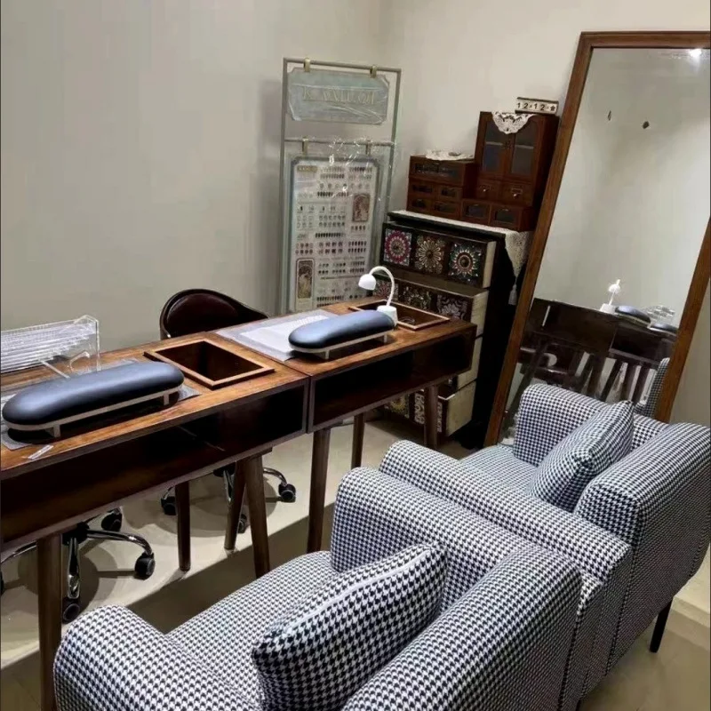 

Cheap Nail Salon Furniture Set Manicure Nail Table and Chair Set Nails Table Salon Manicure Furniture