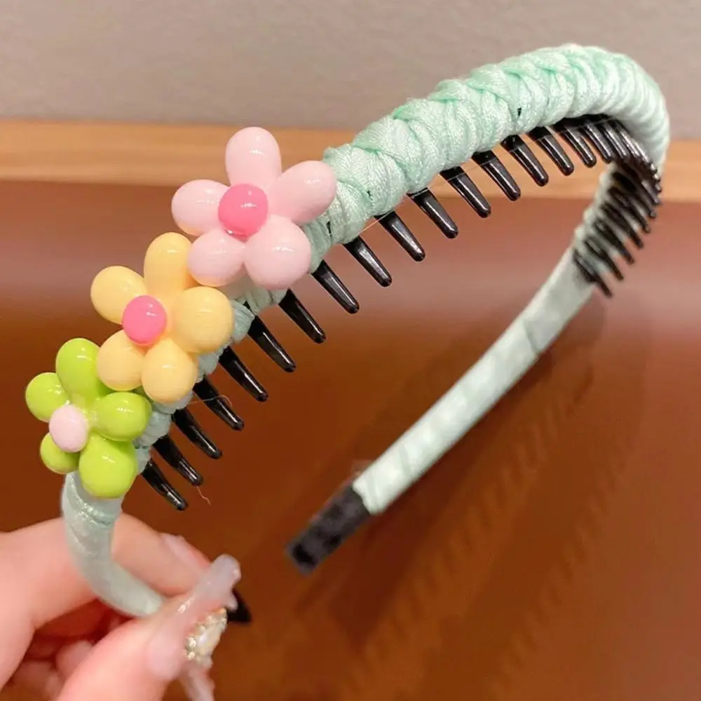 

Cartoon Love Hear Children Teethed Hair Hoop Korean Floral Hair Wear Flower Daily