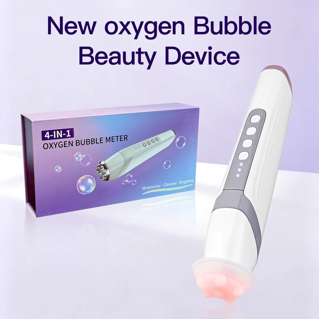 

4 In 1 C02 Bubble Oxygen Meter High-Frequency Ultrasonic Technology Deep Hydration