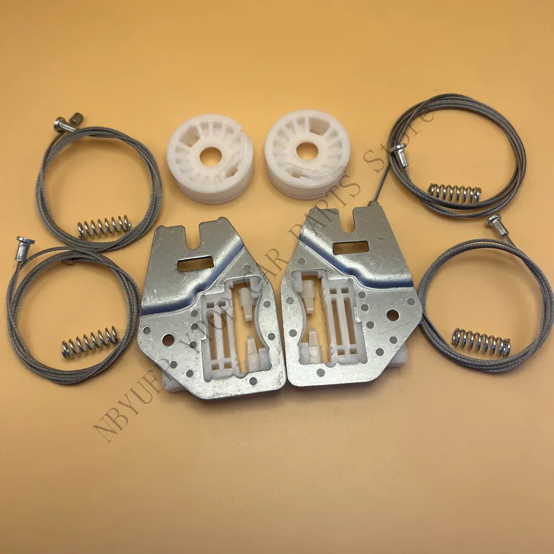 WINDOW REGULATOR REPAIR KIT with METAL SLIDER FOR BMW 3 SERIES E46 REAR RIGHT & LEFT1998-2005