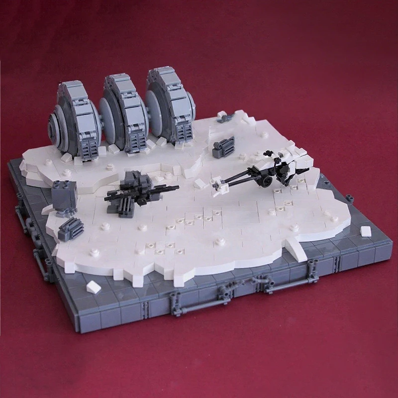 

1145pcs MOC Hothes Our Finest Hour Star Battle creativity Building Blocks Christmas Gift Hands-on ability