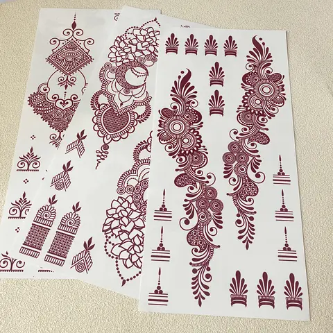 8 best sales मेंहदी स्टिकर - №4
