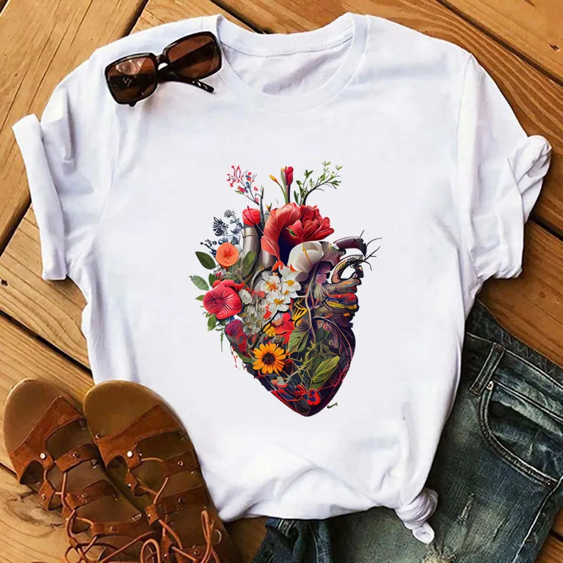 Iron On Heart skull Patches For Clothing T-Shirt Washable Applique Heat Transfer Vinyl Lung Sticker Thermal Transfer For Clothes