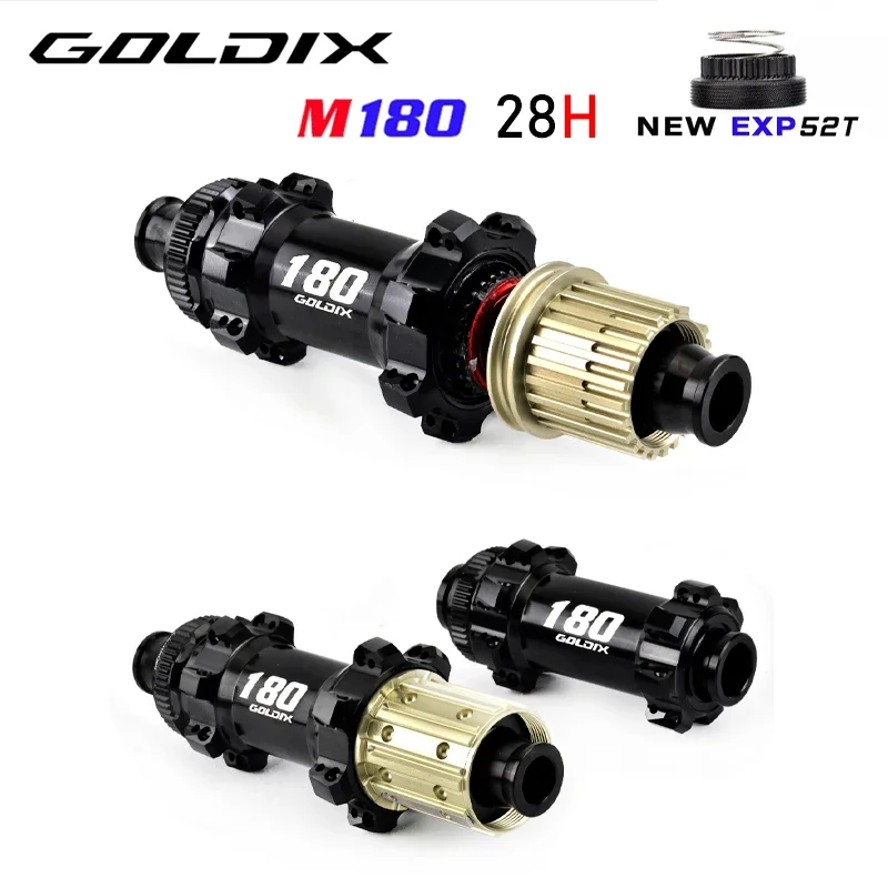 GOLDIX M180 mountain bike hub BOOST central lock 28H EXP 52T ratchet suitable for HG MS XD 11/12 speed bicycle accessories