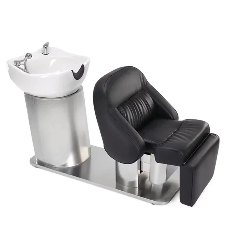 

Simple Shampoo Chair Beauty and Hairdressing Electric Flushing Barber Shop Automatic Head Therapy Bed