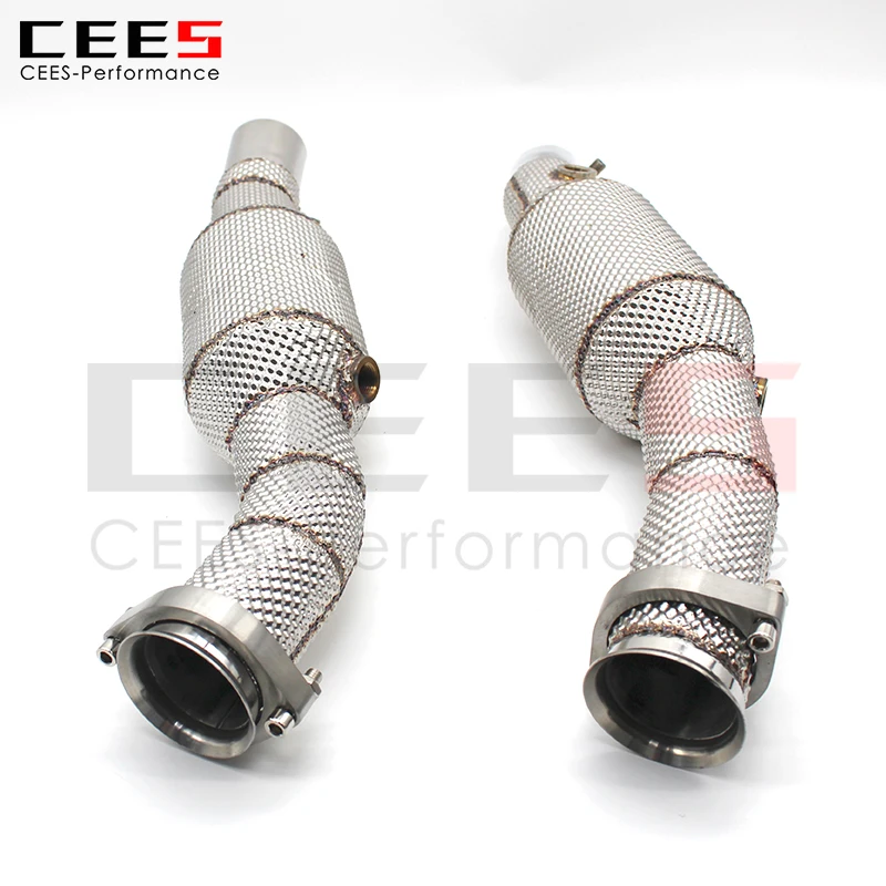 CEES Exhaust System Ferrari F360 Refit Performance Headers Downpipe Pipe Staninless Steel No CatBack Muffler With Catalyst