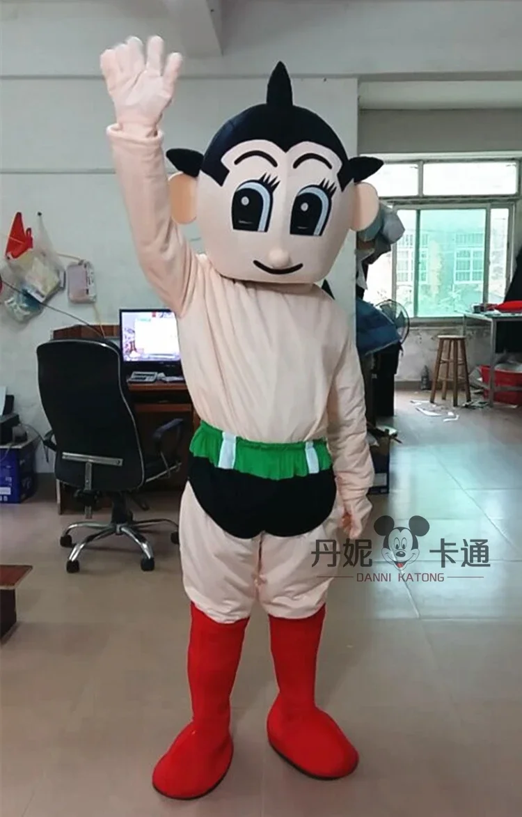 

Astro Boy Mascot Costume Fancy Dress Party Costume Adult Size Cartoon Character Cute Mascot Halloween Party Suit
