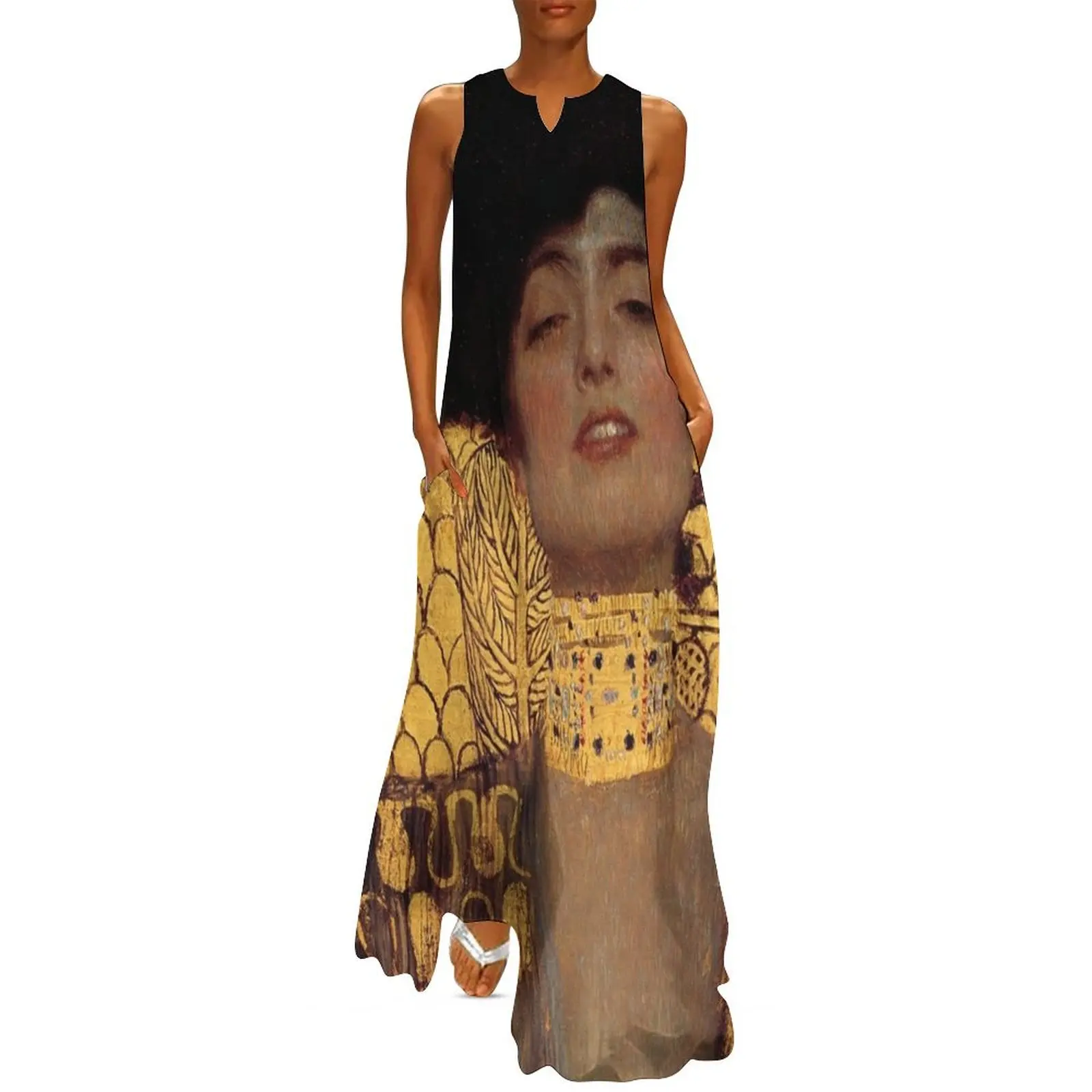 

Gustav Klimt: Judith and the Head of Holofernes, 1901 Long Dress summer dresses for women 2024 dress women summer