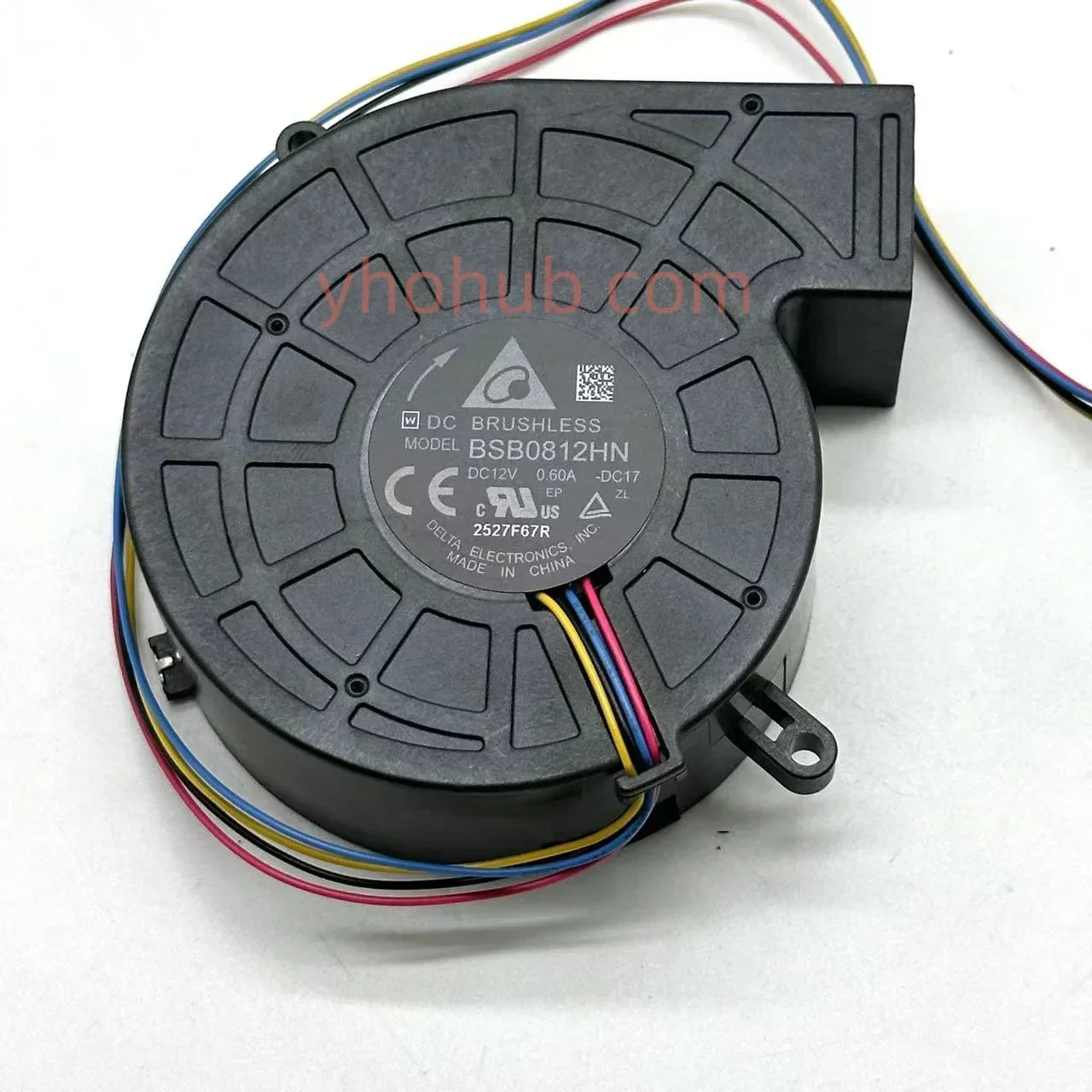 Delta Electronics BSB0812HN DC17 DC 12V 0.60A 80x80x28mm 4-Wire Server Cooling Fan