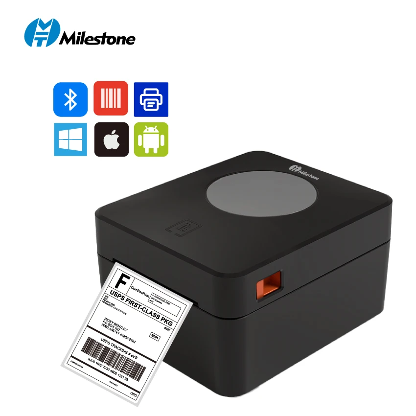 MilestoneThermal Label Printer, Pos-9250 Bill Of Lading Lista De Embalagem, Waybill Logistics Barcode Label, Adesivo Impresora