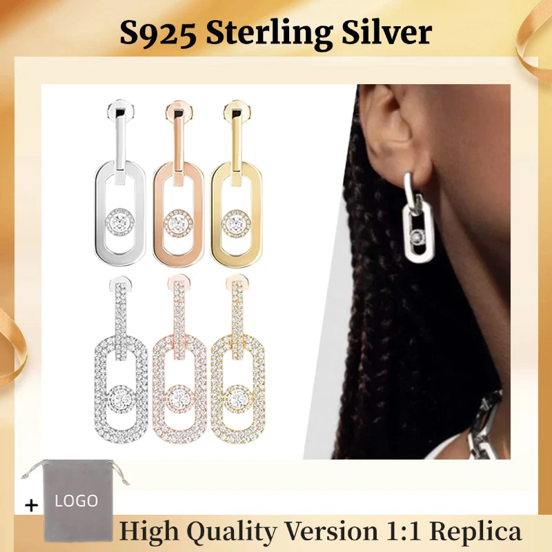 So Move Diamond Earrings Official Website Earrings S925 Sterling Silver Luxury Banquet Gifts Luxury Jewellery Women