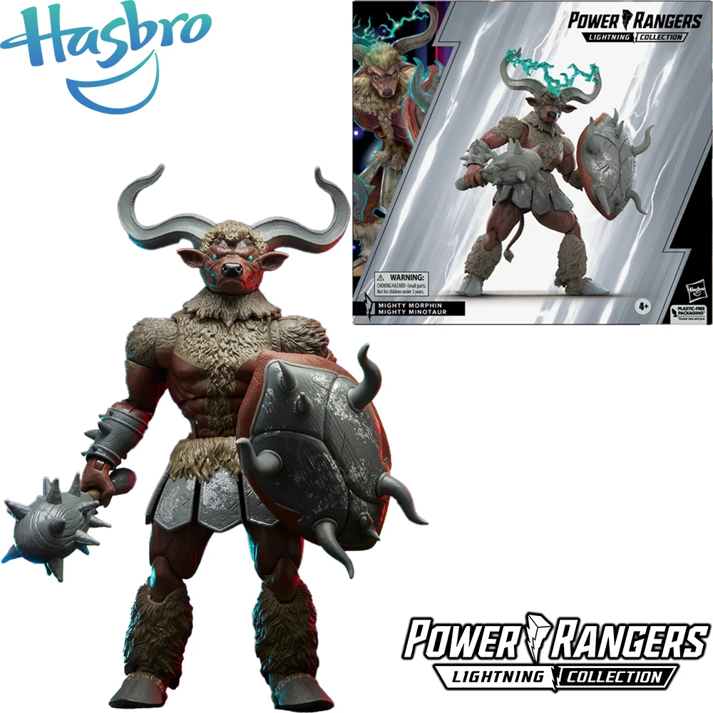 In Stock Original Hasbro Power Rangers Lightning Collection Mighty Morphin Mighty Minotaur 6 Inch Action Figures Model Toys Gift