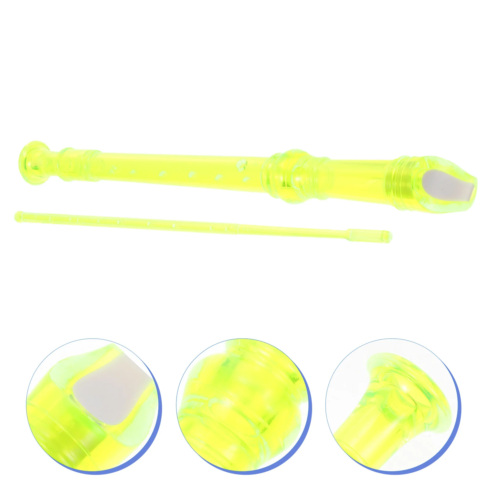 

Children's Clarinet 8-Hole Resin Beginner Instrument Lightweight Soprano Recorder for Kids Practice Professional Wind Music