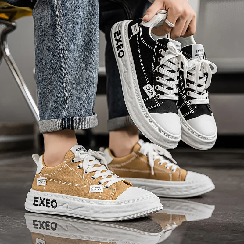 2025 Nuove scarpe Street Style - Scarpe da skate taglienti, retrò americane, suola spessa, casual e alla moda, comfort escursionistico