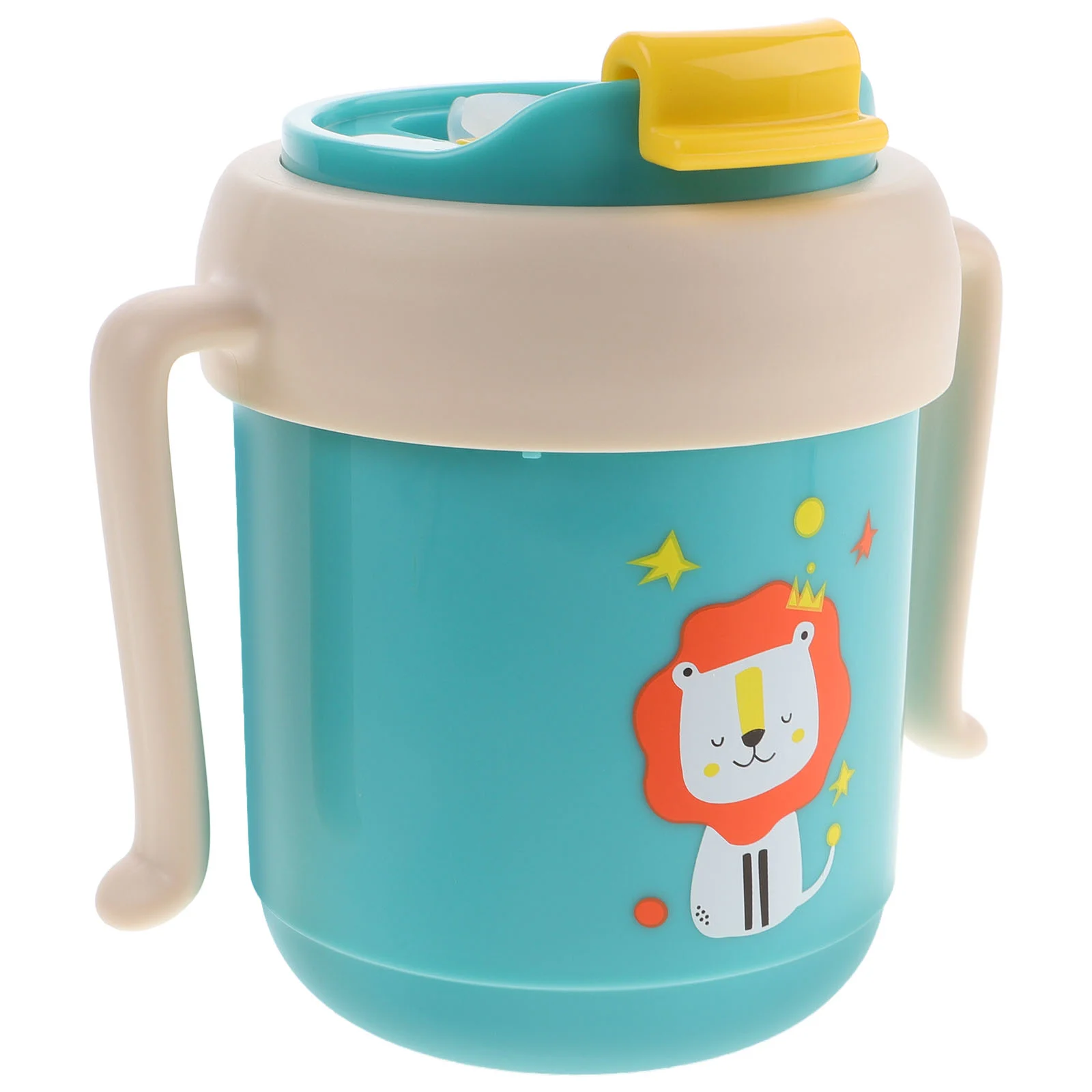 Baby Milk Cup Straw with Handle Kids Stainless Steel Bottle Scale Insulated Water Bottles Toddler Mugs Drinking Anti-spill