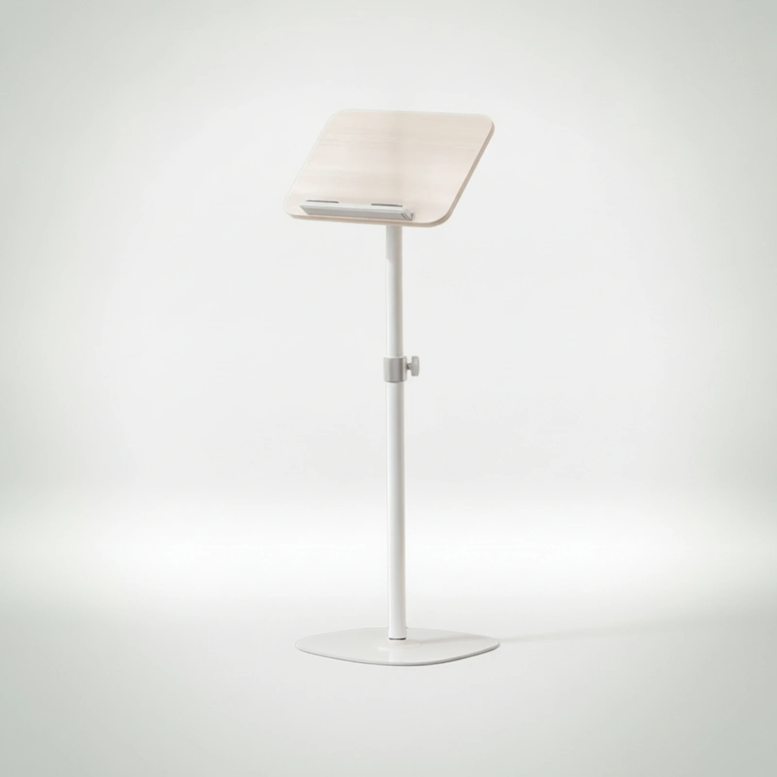Floor Reading Stand Anti-Slip Floor Book Stand with Base Book Holder Height Adjustable Podium Stable for Students, Home Study