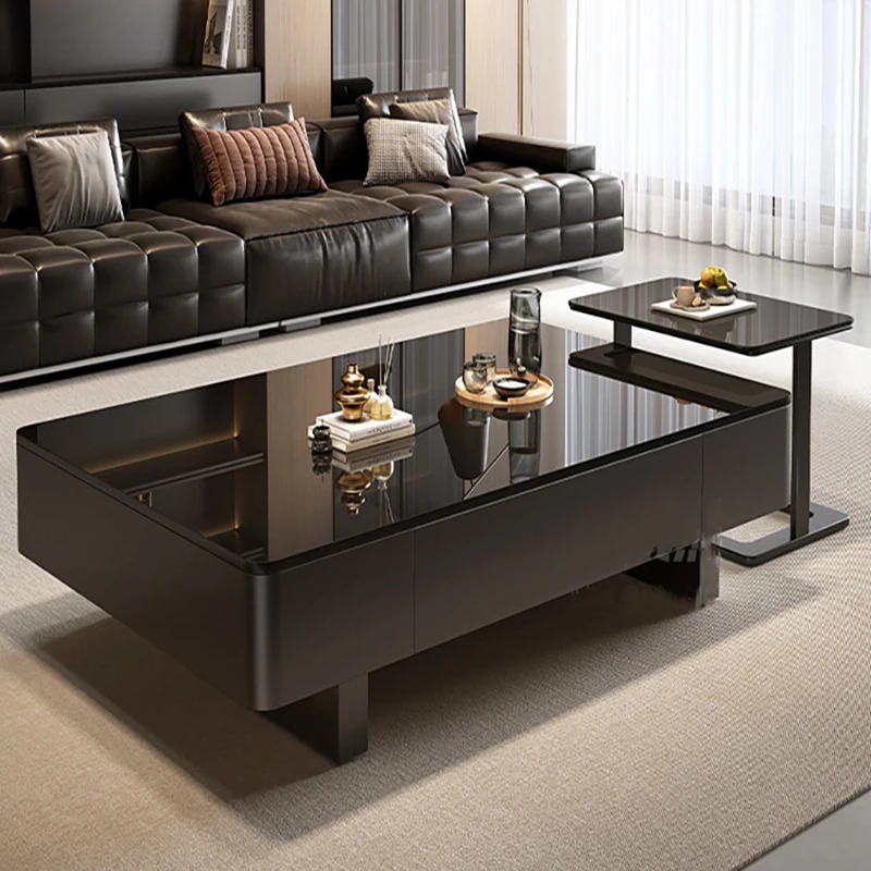

Creative Storage Coffee Table Nordic Space Saving Vintage Premium Side Table Luxury Glam Tables Living Room Furniture ﻿