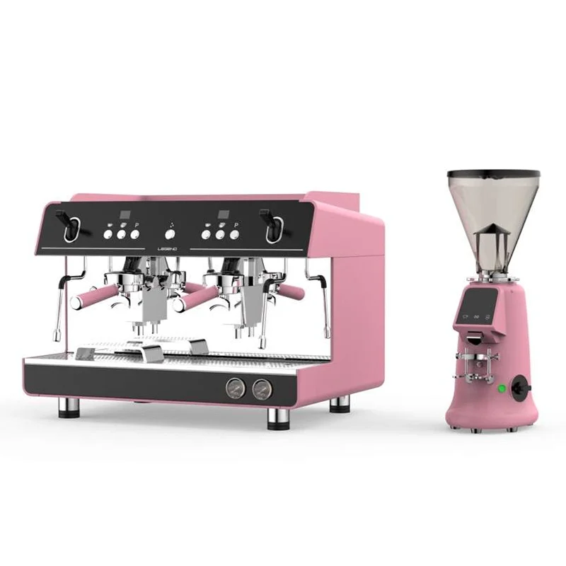Professional 2-Group Electric Espresso Machine For Commercial Use For Coffee Shops Bars Hotels Cafes
