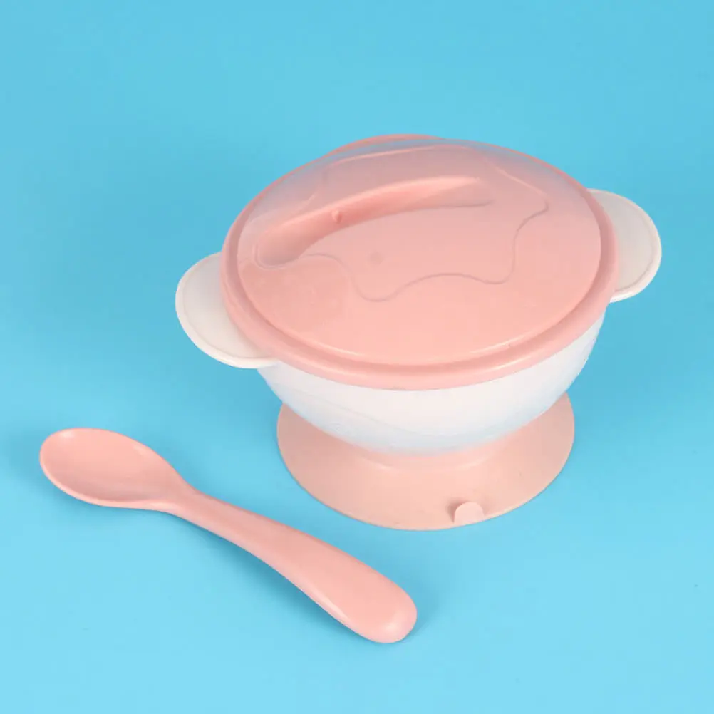 

2Sets Baby Feeding Bowls Suction Cup Tableware Training Dinner Plates Lightweight Durable Baby Food Bowls Suction Cup Tableware