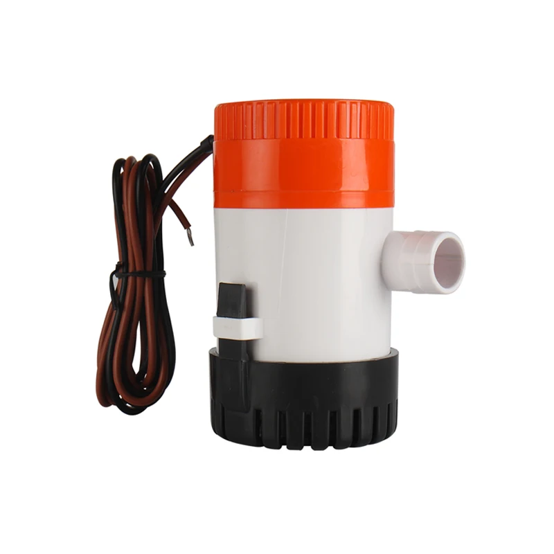 12V Bilge Pump 500GPH Automatic Marine Boat Water Pump Submersible Yacht Houseboat Boat Motor Seaplane Pump with Float switch