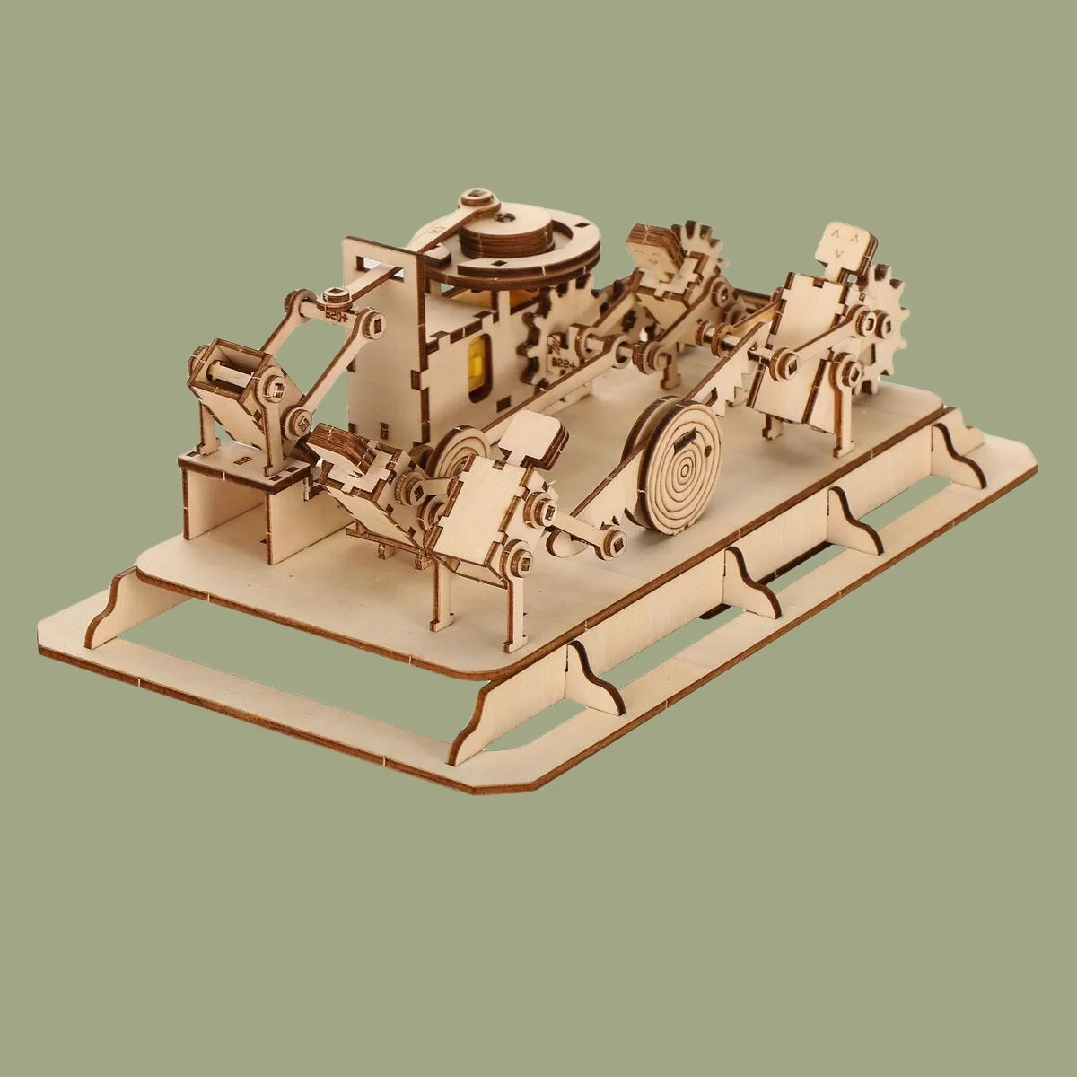 3D Wooden Jigsaw Airship Model Kit For Adult Model Building Kit Brain Sharp Turn For Adult Building Handmade Craft Machinery