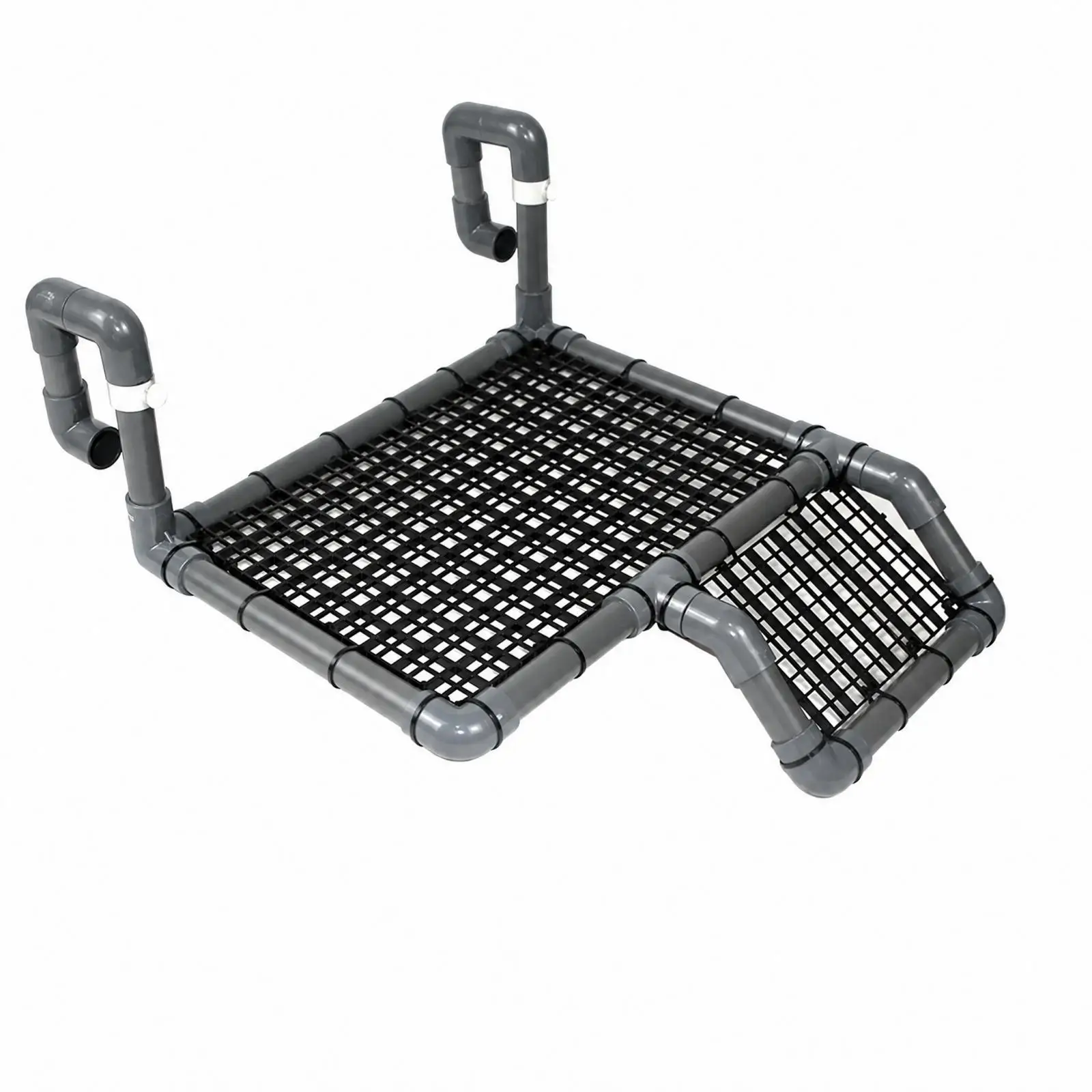 Stainless Steel Reptile Ramp with Climbing Ramp Non-Slip Basking Base with Ramp