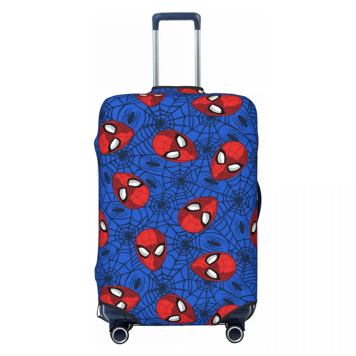 

Cartoon Spiderman Head Travel Luggage Cover Dust Proof Movie Suitcase Cover Protector Fit 18-32 Inch