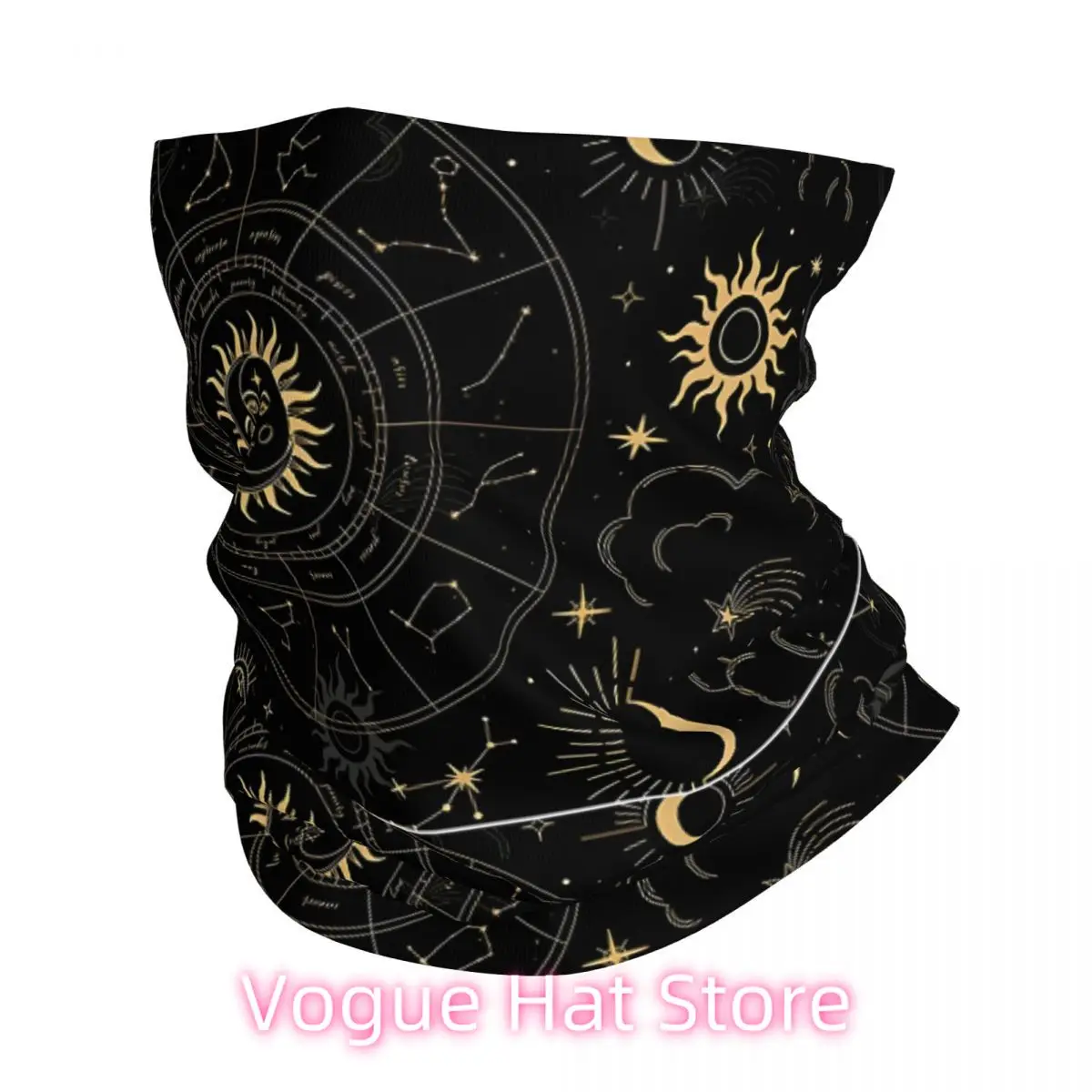 

Celestial Neck Gaiter Face Scarf Cover Neck Gaiter Men Women Bandana Scarf Thin Summer