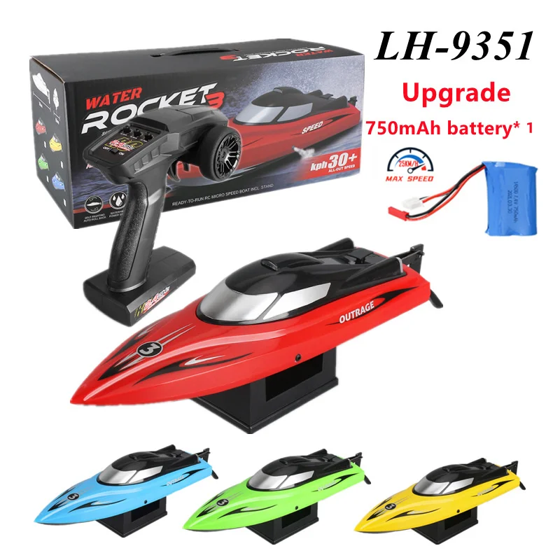 

2024 New RC Boat 2.4G Brushless Electric High Speed Speedboat Water Yacht Racing Waterproof Rechargeable Rc Boat Toys For Kids