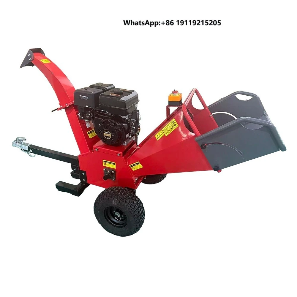 Industrial 15HP/3600rpm 420CC Engine Electric Start Chipping Capacity Wood Chipper Processor Shredder Machine