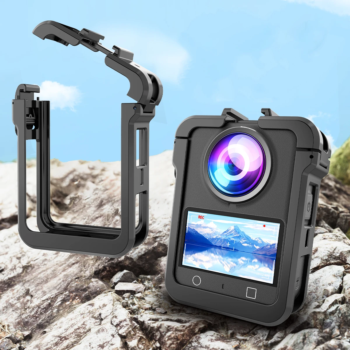 Für DJI OSMO 360 Kamera Zubehör Schutzhülle Rahmen Standard Gehäuse Hard Shell Protector Verbinden Magnet Für Dji OSMO 360 – Detail 7