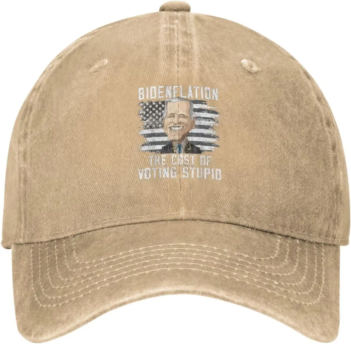 Bidenflation The Cost of Voting Stupids Hat Adjustable Funny Fashion Casquette for Men Women