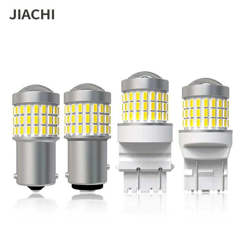 JIACHI Factory 1156 1157 BA15S Super Bright 3157 T25 Auto LED Bulb Light 7443 T20 Car Reversing Turn Signal Lamp DC12-24V 78SMD