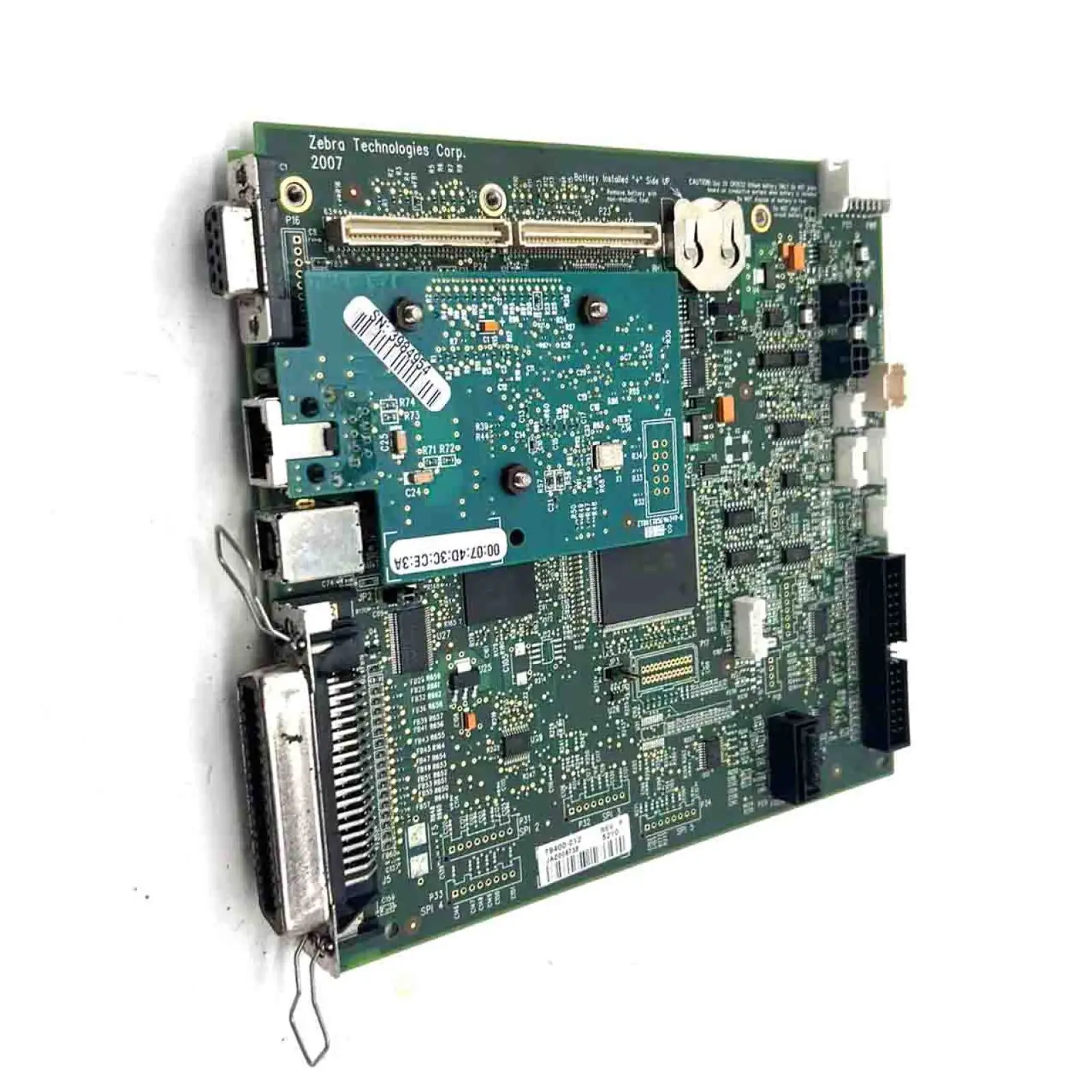 Placa-mãe 64MB da placa-mãe ZM400 79400-012 se encaixa para peças de impressora Zebra