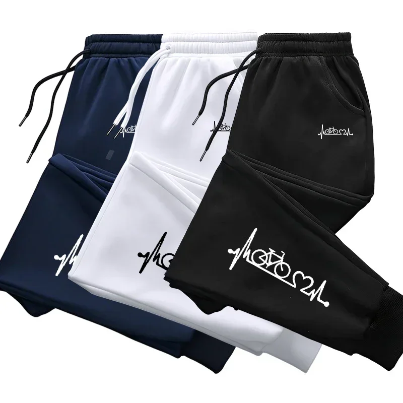 

Quality Simple Casual Autumn Winter Men's Sports Pants Fashion Sweatpants Hot Sales Jogging Drawstring Tracksuit Trousers Print