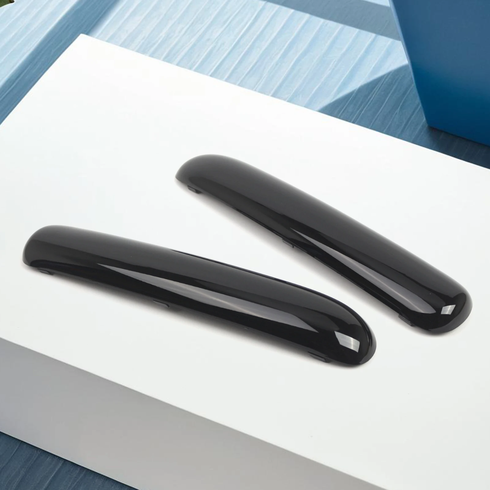 

2x Car Front Bumper Trim Molding 51116800143 51116800142 Front Left & Right Bumper Lower Strip Trim for Mini Cooper R50 01-04