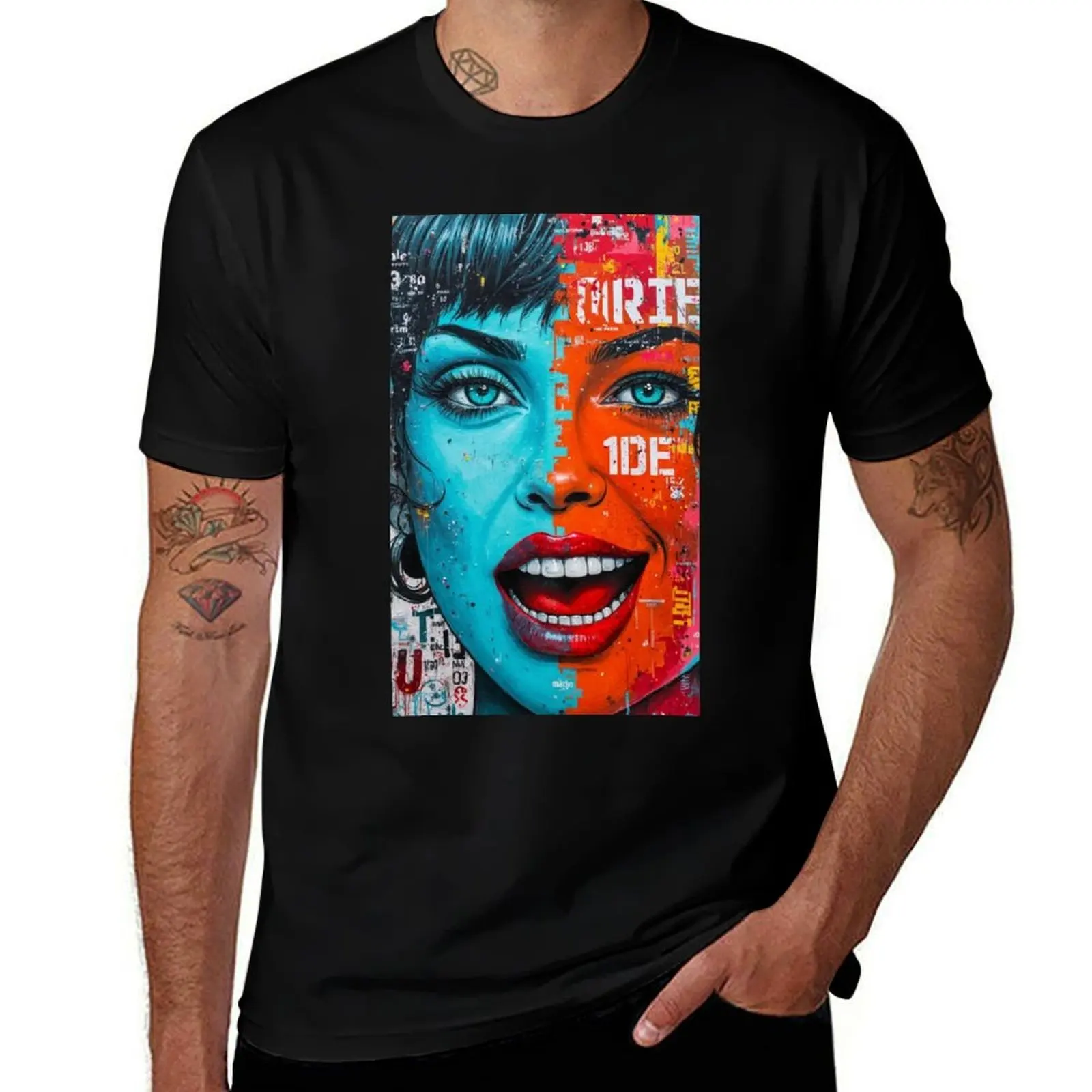 

ART !!! T-Shirt oversizeds summer 2025 Anime t-shirt mens plain t shirts